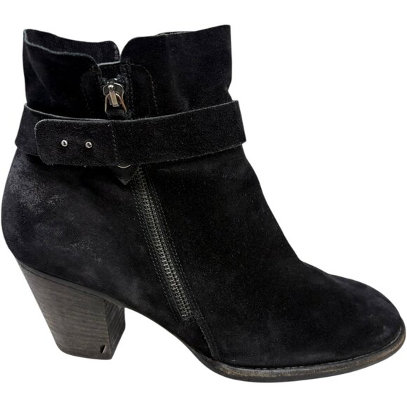 Paul Green Dallas Oiled Suede Dual Zip Ankle Boot - Picture 3 of 10